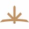 Ekena Millwork Alberta Smooth Timber Gable Bracket, Western Red Cedar, 72"W x 42"H x 3 1/2"D x 5 1/2"F, 14/12 Pitch GBW072X42X0406ALB00SWR - alternate 1